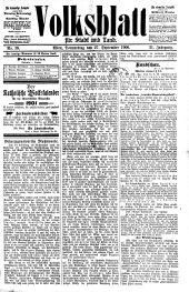 Volksblatt für Stadt und Land