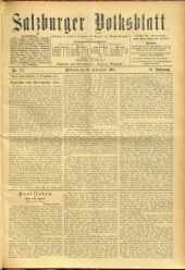 Salzburger Volksblatt: unabh. Tageszeitung f. Stadt u. Land Salzburg