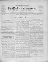 Oesterreichische Buchhändler-Correspondenz