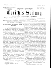 Allgemeine Österreichische Gerichtszeitung