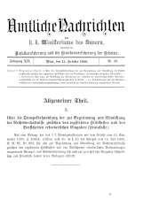 Amtliche Nachrichten des k. k. Ministeriums des Innern