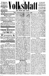 Volksblatt für Stadt und Land