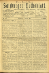 Salzburger Volksblatt: unabh. Tageszeitung f. Stadt u. Land Salzburg