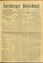 Salzburger Volksblatt: unabh. Tageszeitung f. Stadt u. Land Salzburg
