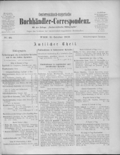 Oesterreichische Buchhändler-Correspondenz