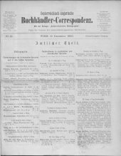 Oesterreichische Buchhändler-Correspondenz