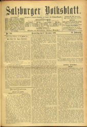 Salzburger Volksblatt: unabh. Tageszeitung f. Stadt u. Land Salzburg