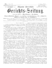 Allgemeine Österreichische Gerichtszeitung