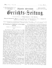 Allgemeine Österreichische Gerichtszeitung