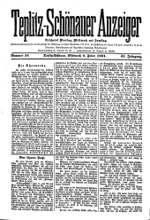 Teplitz-Schönauer Anzeiger