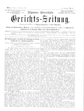 Allgemeine Österreichische Gerichtszeitung