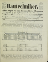 Der Bautechniker