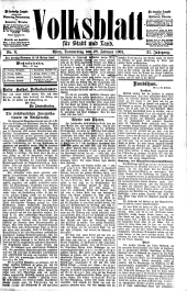 Volksblatt für Stadt und Land