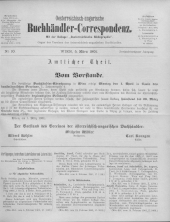 Oesterreichische Buchhändler-Correspondenz