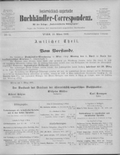 Oesterreichische Buchhändler-Correspondenz