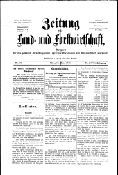 Zeitung für Landwirtschaft