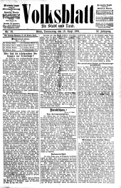 Volksblatt für Stadt und Land