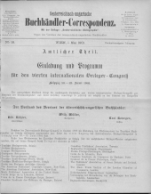 Oesterreichische Buchhändler-Correspondenz