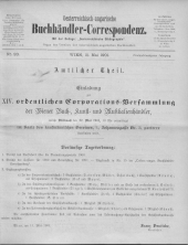 Oesterreichische Buchhändler-Correspondenz