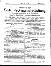 Österreichische Verbands-Feuerwehr-Zeitung