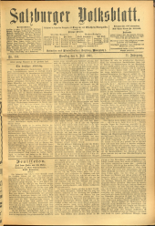 Salzburger Volksblatt: unabh. Tageszeitung f. Stadt u. Land Salzburg