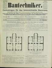 Der Bautechniker