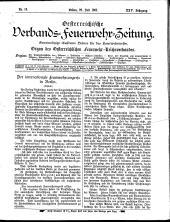 Österreichische Verbands-Feuerwehr-Zeitung