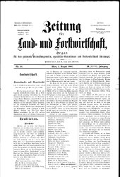 Zeitung für Landwirtschaft