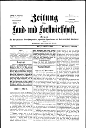 Zeitung für Landwirtschaft