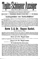 Teplitz-Schönauer Anzeiger