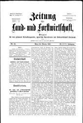 Zeitung für Landwirtschaft