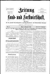 Zeitung für Landwirtschaft