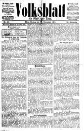 Volksblatt für Stadt und Land