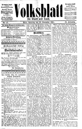 Volksblatt für Stadt und Land