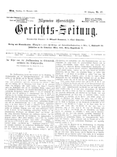 Allgemeine Österreichische Gerichtszeitung