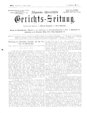 Allgemeine Österreichische Gerichtszeitung