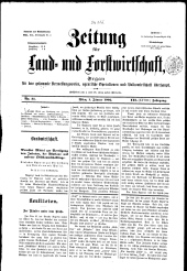 Zeitung für Landwirtschaft