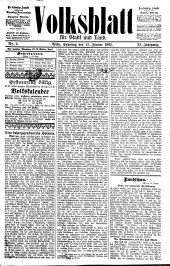 Volksblatt für Stadt und Land