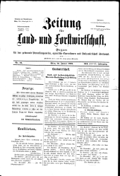 Zeitung für Landwirtschaft