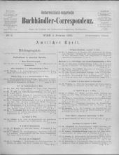 Oesterreichische Buchhändler-Correspondenz