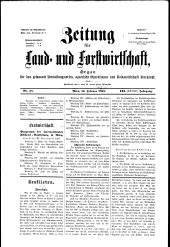 Zeitung für Landwirtschaft