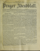 Prager Abendblatt