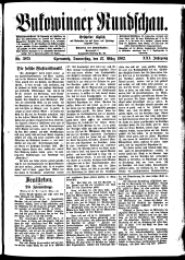 Bukowinaer Rundschau