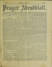 Prager Abendblatt