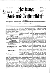 Zeitung für Landwirtschaft