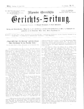 Allgemeine Österreichische Gerichtszeitung