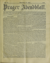 Prager Abendblatt