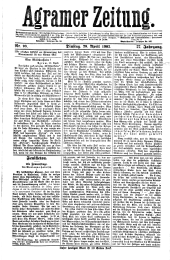 Agramer Zeitung