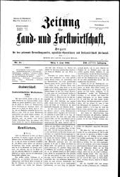 Zeitung für Landwirtschaft