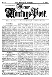 Wiener Montags-Post